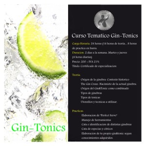 Curso temático Gin-Tonics