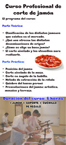 Curso profesional de corte de jamón